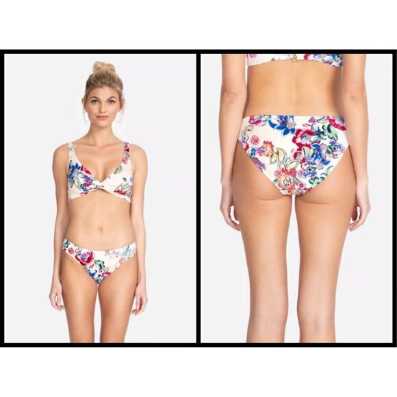 💕JOHNNY WAS💕 Maya Hipster Bikini Bottoms ~ Multi-Color Floral Print XL - Picture 11 of 14